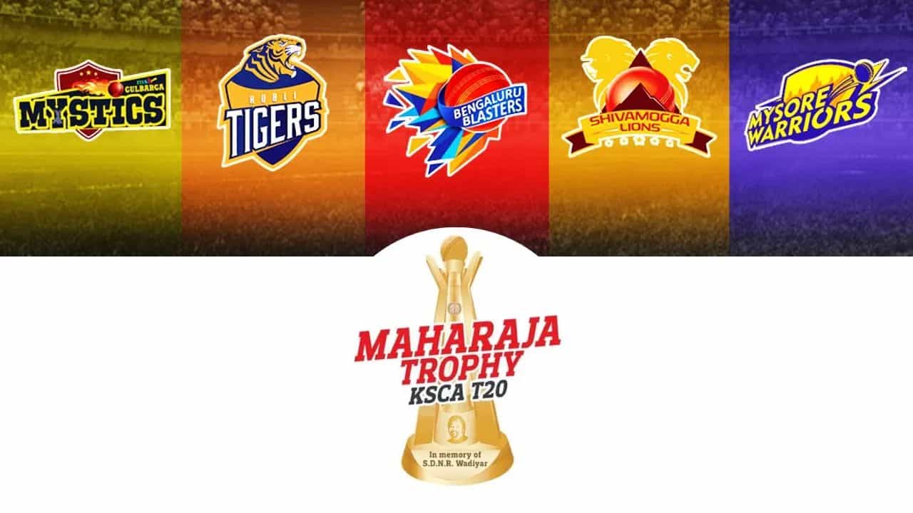 ಕರ್ನಾಟಕ ಸ್ಟೇಟ್ ಕ್ರಿಕೆಟ್ ಅಸೋಸಿಯೇಷನ್ (KSCA) ಆಯೋಜಿಸುವ ಮಹಾರಾಜ ಟ್ರೋಫಿ ಟಿ20 ಟೂರ್ನಿಯ 3ನೇ ಸೀಸನ್ಗಾಗಿ ತಂಡಗಳನ್ನು ಪ್ರಕಟಿಸಲಾಗಿದೆ. ಈ ಬಾರಿ ಕೂಡ ಒಟ್ಟು ಆರು ತಂಡಗಳು ಕಣಕ್ಕಿಳಿಯಲಿದೆ. ಮಿನಿ ಹರಾಜಿನ ಬಳಿಕ ಎಲ್ಲಾ ಫ್ರಾಂಚೈಸಿಗಳು ತಂಡಗಳನ್ನು ಘೋಷಿಸಿದ್ದು, ಅದರಂತೆ ಈ ಬಾರಿ ಕಣಕ್ಕಿಳಿಯಲಿರುವ ಆಟಗಾರರ ಪಟ್ಟಿ ಈ ಕೆಳಗಿನಂತಿದೆ...