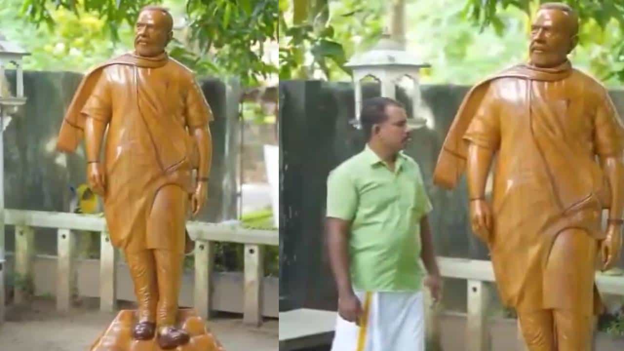 ಕೇರಳದ ಕಲಾವಿದನ ಕೈಯಲ್ಲಿ ಅರಳಿದ ಪ್ರಧಾನಿ ಮೋದಿ ಭವ್ಯ ಪ್ರತಿಮೆ ಕೇರಳದ ಕಲಾವಿದನ ಕೈಯಲ್ಲಿ ಅರಳಿದ ಪ್ರಧಾನಿ ಮೋದಿ ಭವ್ಯ ಪ್ರತಿಮೆ