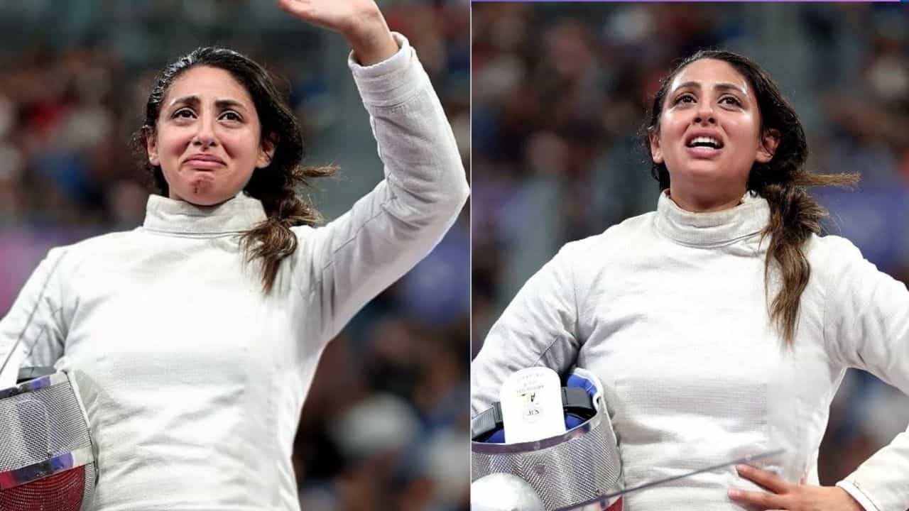 Paris Olympics: 7 ತಿಂಗಳ ಗರ್ಭಿಣಿಯ ಸಾಹಸಗಾಥೆ; ಒಲಿಂಪಿಕ್ಸ್ನಲ್ಲಿ ಇತಿಹಾಸ ಸೃಷ್ಟಿಸಿದ ಈಜಿಪ್ಟ್ ಫೆನ್ಸರ್ ನಾಡಾ ಹಫೀಜ್ Paris Olympics: 7 ತಿಂಗಳ ಗರ್ಭಿಣಿಯ ಸಾಹಸಗಾಥೆ; ಒಲಿಂಪಿಕ್ಸ್ನಲ್ಲಿ ಇತಿಹಾಸ ಸೃಷ್ಟಿಸಿದ ಈಜಿಪ್ಟ್ ಫೆನ್ಸರ್ ನಾಡಾ ಹಫೀಜ್
