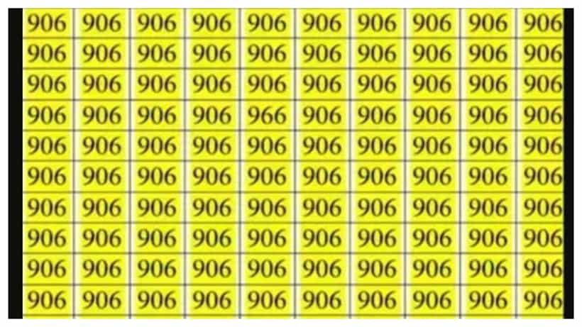 Optical Illusions: 966 ಎಲ್ಲಿದೆ ಎಂದು ಕಂಡುಹಿಡಿಯಲು ಸಾಧ್ಯವೇ?