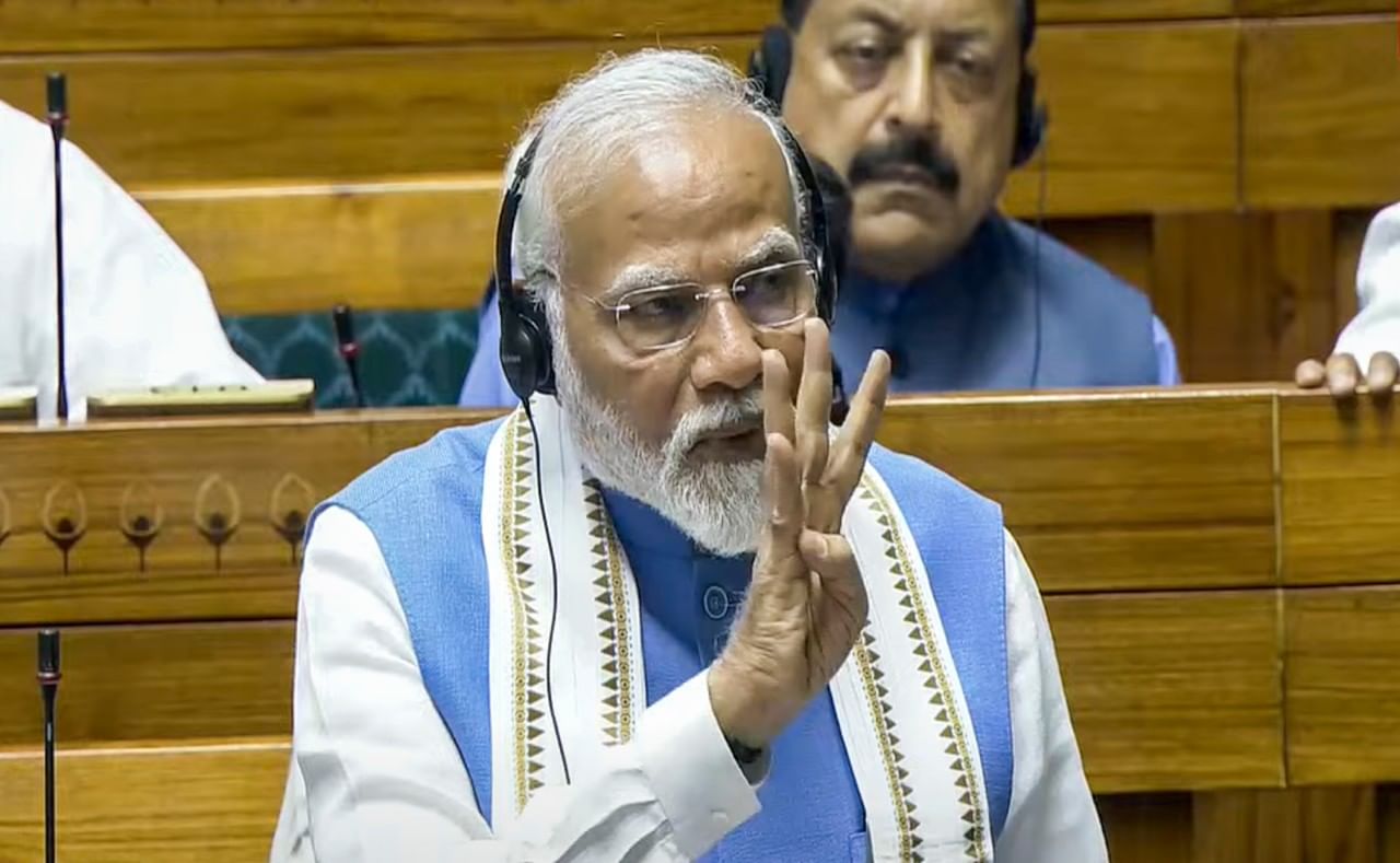 PM Modi on Motion of Thanks: ಹಿಂದೂಗಳ ವಿರುದ್ಧ ಸುಳ್ಳು ಆರೋಪ ಹೊರಿಸಲು ಸಂಚು ರೂಪಿಸಲಾಗುತ್ತಿದೆ: ಪ್ರಧಾನಿ ಮೋದಿ