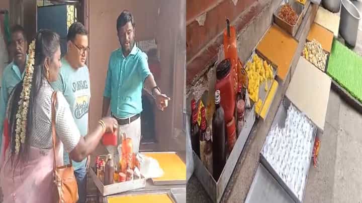ಕೆಜಿಎಫ್​ ನಗರಸಭೆ ಅಧಿಕಾರಿಗಳಿಂದ ಸ್ವೀಟ್​ ಅಂಗಡಿಗಳ ಮೇಲೆ ದಾಳಿ; ಕ್ಯಾನ್ಸರ್​ ಕಾರಕ ಕಲರ್ ಬಳಸಿ ತಯಾರು ಮಾಡಿದ್ದ ಸಿಹಿ ತಿಂಡಿಗಳು ವಶಕ್ಕೆ
