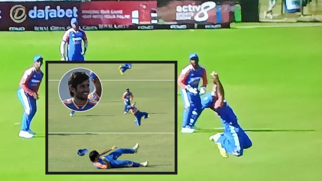 IND vs ZIM: ರವಿ ಬಿಷ್ಣೋಯ್ ಸೂಪರ್ಮ್ಯಾನ್ ಕ್ಯಾಚ್ಗೆ ಇಡೀ ಕ್ರೀಡಾಂಗಣವೇ ಗಪ್ ಚುಪ್; ವಿಡಿಯೋ IND vs ZIM: ರವಿ ಬಿಷ್ಣೋಯ್ ಸೂಪರ್ಮ್ಯಾನ್ ಕ್ಯಾಚ್ಗೆ ಇಡೀ ಕ್ರೀಡಾಂಗಣವೇ ಗಪ್ ಚುಪ್; ವಿಡಿಯೋ