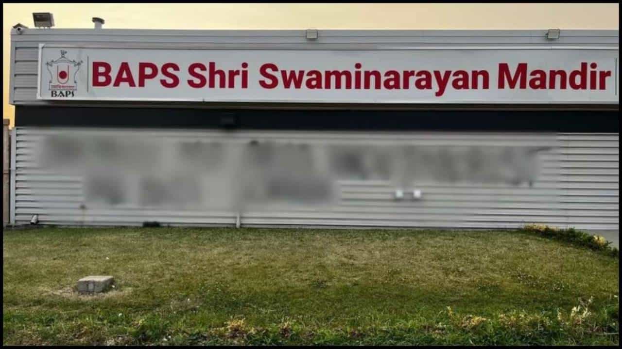 ಕೆನಡಾದಲ್ಲಿರುವ ಬಿಎಪಿಎಸ್ ಸ್ವಾಮಿನಾರಾಯಣ ದೇವಸ್ಥಾನ ಧ್ವಂಸ ಕೆನಡಾದಲ್ಲಿರುವ ಬಿಎಪಿಎಸ್ ಸ್ವಾಮಿನಾರಾಯಣ ದೇವಸ್ಥಾನ ಧ್ವಂಸ