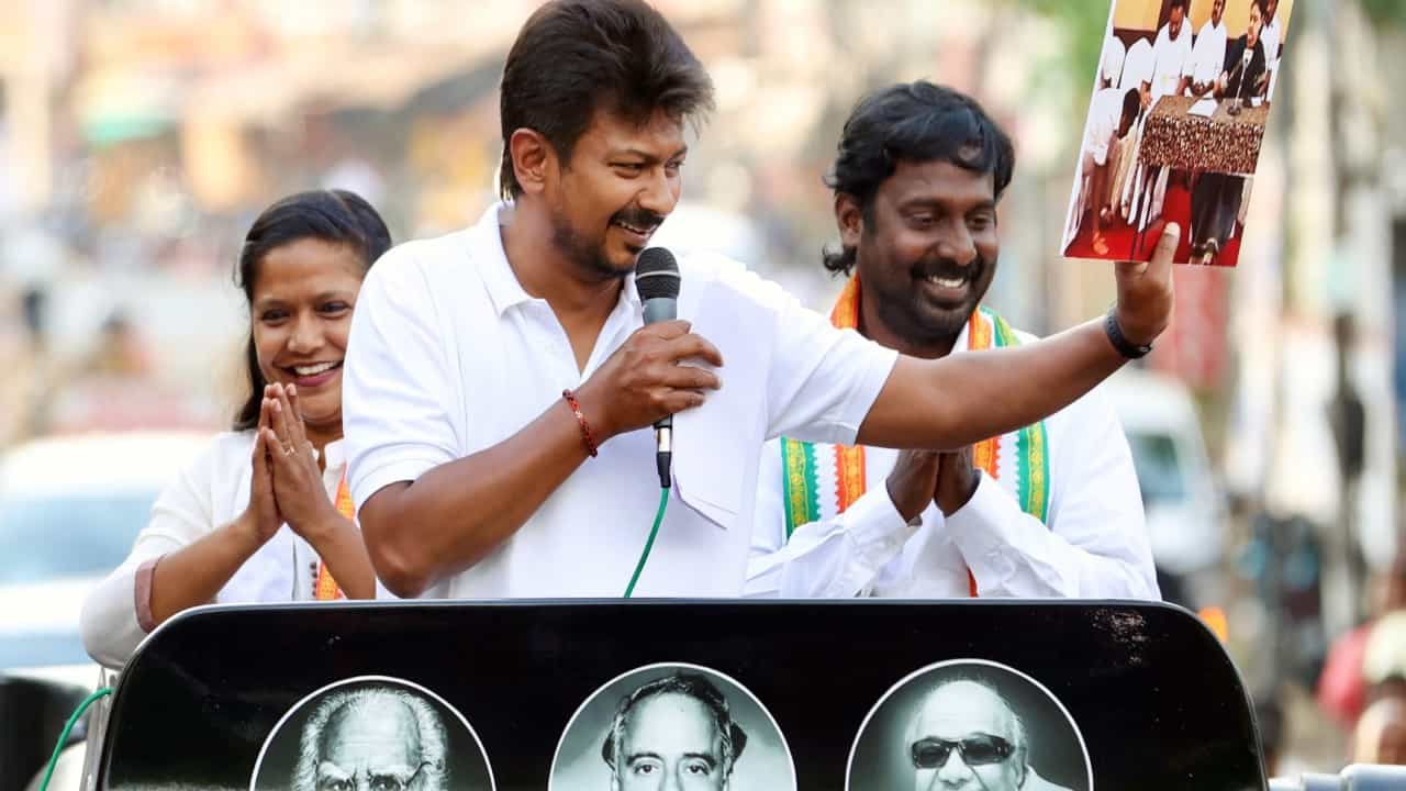 'ತಮಿಳುನಾಡು ಸರ್ಕಾರದ ಎಲ್ಲಾ ಸಚಿವರು ಉಪ ಮುಖ್ಯಮಂತ್ರಿಗಳೇ': ಉದಯನಿಧಿ ಸ್ಟಾಲಿನ್ 'ತಮಿಳುನಾಡು ಸರ್ಕಾರದ ಎಲ್ಲಾ ಸಚಿವರು ಉಪ ಮುಖ್ಯಮಂತ್ರಿಗಳೇ': ಉದಯನಿಧಿ ಸ್ಟಾಲಿನ್