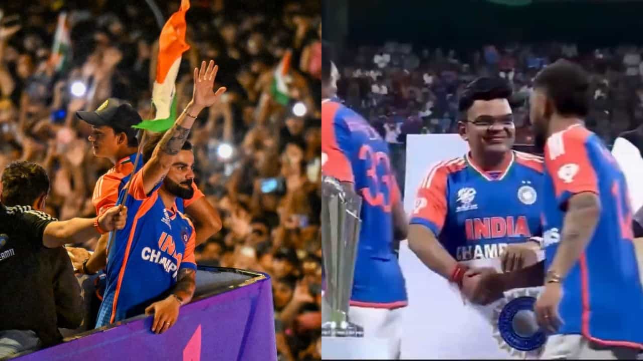 ಶೇಕ್ ಹ್ಯಾಂಡ್ ಮಾಡಿ ವಿರಾಟ್​ ಕೊಹ್ಲಿಯನ್ನೇ ನೋಡುತ್ತಾ ನಿಂತ ಜಯ್ ಶಾ; ಮುಂದೇನಾಯ್ತು?