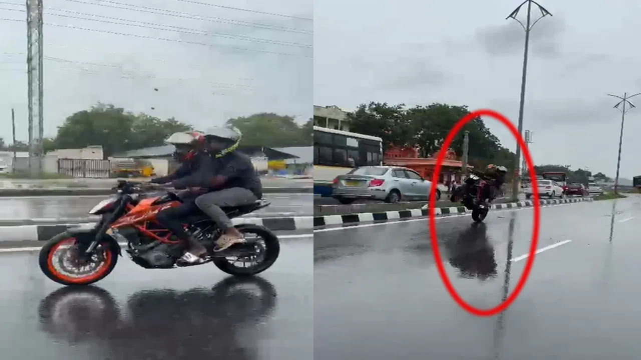 Dangerous Bike Stunt: ರೀಲ್ಸ್​​ ಗೀಳು, ಡೇಂಜರ್ ಸ್ಟಂಟ್.. ಹಯಾತ್‌ನಗರದಲ್ಲಿ ಕಣ್ಣೆದುರೇ ಸತ್ತುಹೋದ ಸ್ನೇಹಿತ, ವಿಡಿಯೋ ನೋಡಿ