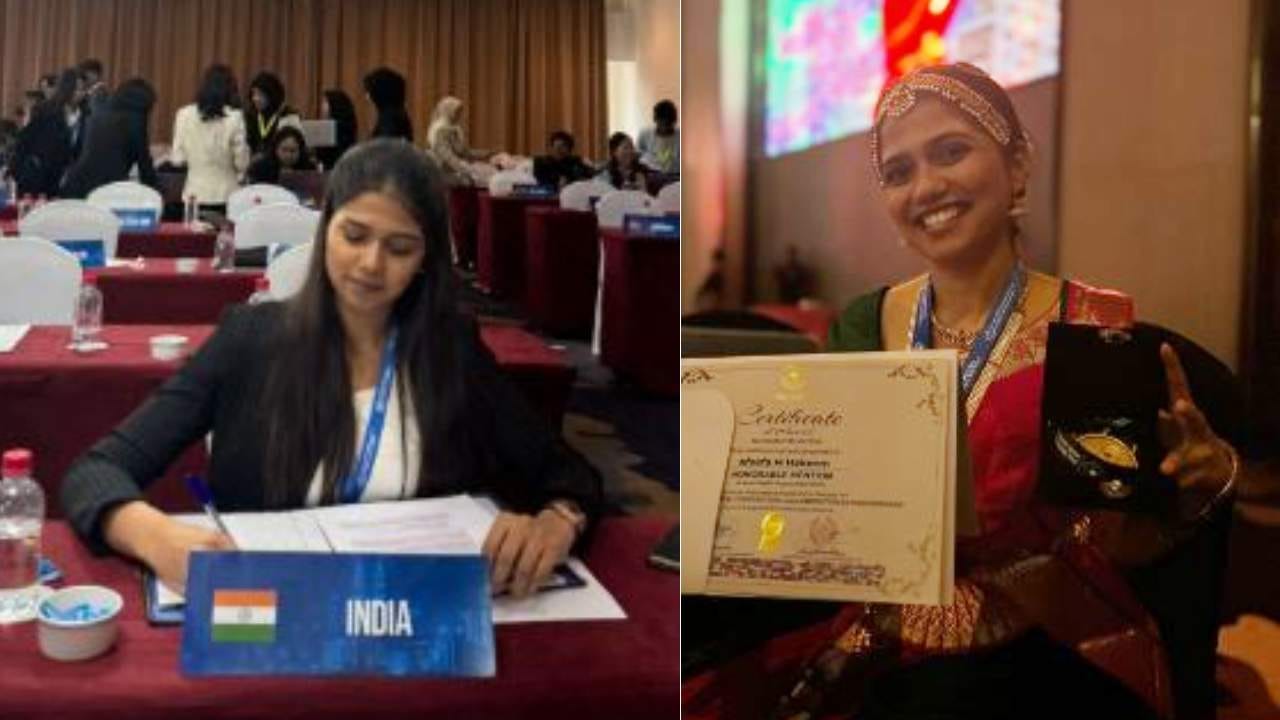 ಏಷ್ಯಾ ಯುಥ್ ಮಾಡೆಲ್ ಯುನೈಟೆಡ್ ನೇಷನ್: ಭಾರತ ಪ್ರತಿನಿಧಿಸಿದ ಅಫೀಫಾ ಹಕೀಂಗೆ ದ್ವಿತೀಯ ಸ್ಥಾನ ಏಷ್ಯಾ ಯುಥ್ ಮಾಡೆಲ್ ಯುನೈಟೆಡ್ ನೇಷನ್: ಭಾರತ ಪ್ರತಿನಿಧಿಸಿದ ಅಫೀಫಾ ಹಕೀಂಗೆ ದ್ವಿತೀಯ ಸ್ಥಾನ