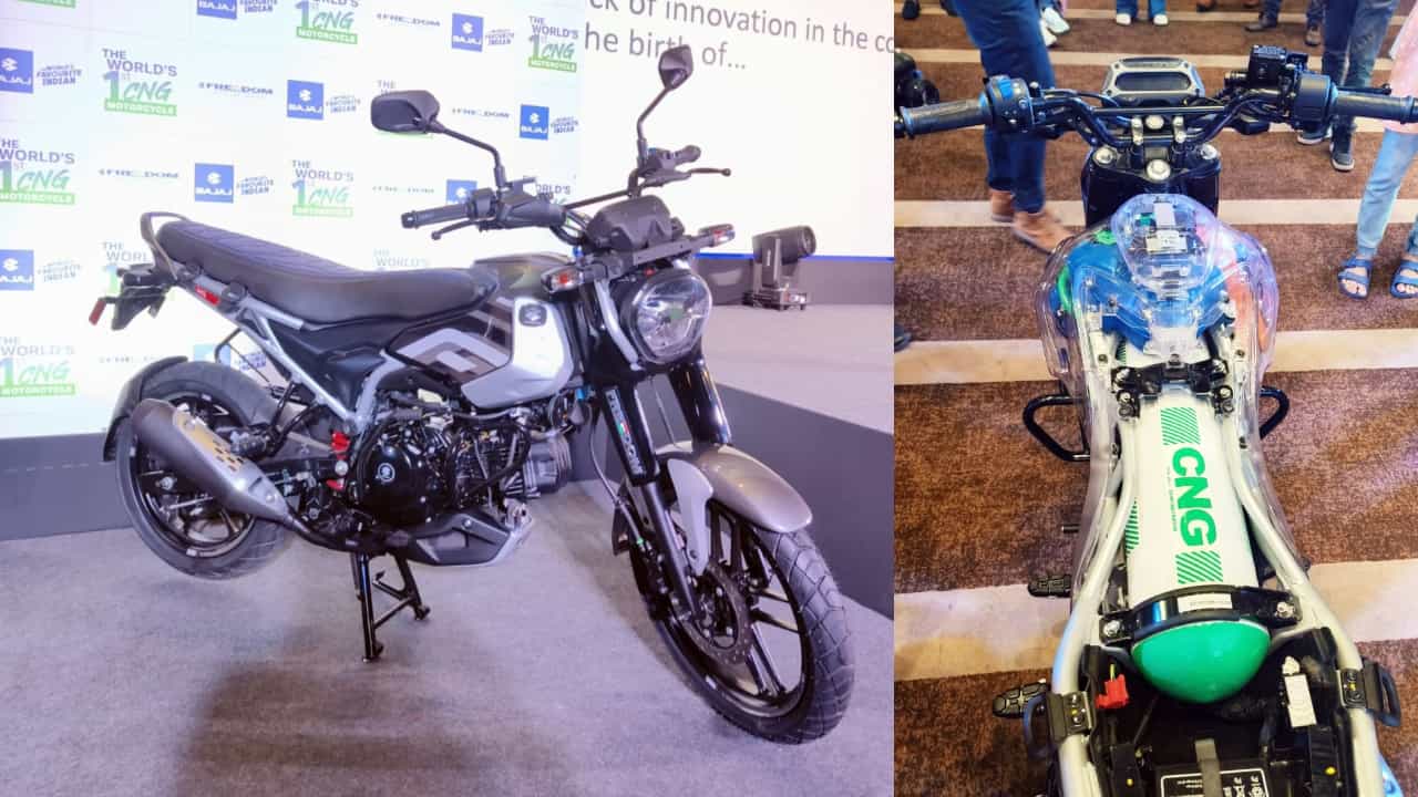 Bajaj CNG Bike: ನಮ್ಮ ಬೆಂಗಳೂರಿಗೂ ಎಂಟ್ರಿ ಕೊಟ್ಟ ಬಜಾಜ್ ಫ್ರೀಡಂ 125 ಸಿಎನ್ಜಿ ಬೈಕ್ Bajaj CNG Bike: ನಮ್ಮ ಬೆಂಗಳೂರಿಗೂ ಎಂಟ್ರಿ ಕೊಟ್ಟ ಬಜಾಜ್ ಫ್ರೀಡಂ 125 ಸಿಎನ್ಜಿ ಬೈಕ್
