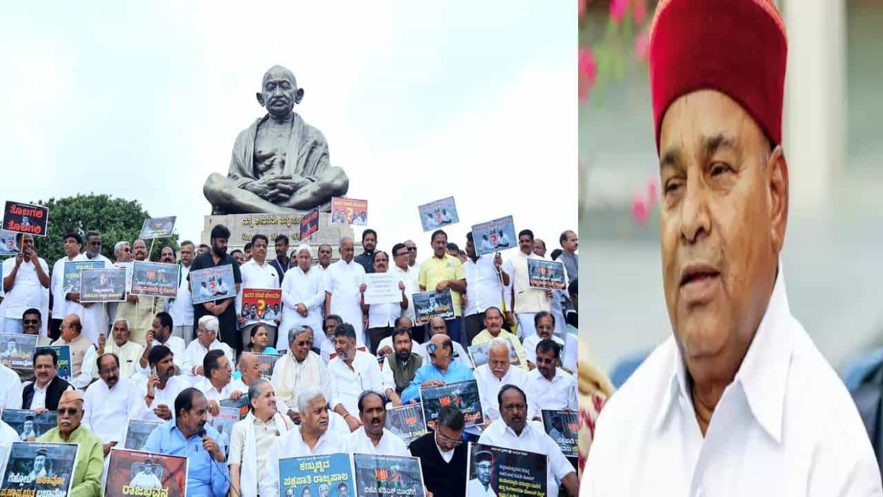 ರಾಜ್ಯಪಾಲರಿಗೆ ಮನವಿ ಸಲ್ಲಿಸಿದ ಕಾಂಗ್ರೆಸ್ ನಾಯಕರು; ಪತ್ರದಲ್ಲಿ 4 ಪ್ರಕರಣಗಳ ಉಲ್ಲೇಖ ರಾಜ್ಯಪಾಲರಿಗೆ ಮನವಿ ಸಲ್ಲಿಸಿದ ಕಾಂಗ್ರೆಸ್ ನಾಯಕರು; ಪತ್ರದಲ್ಲಿ 4 ಪ್ರಕರಣಗಳ ಉಲ್ಲೇಖ