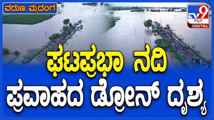 ಬಾಗಲಕೋಟೆ: ಘಟಪ್ರಭಾ ನದಿ ಘರ್ಜನೆ, ರೈತರ ಬೆಳೆಗೆ ಕಂಟಕ ತಂದ ಪ್ರವಾಹ ಬಾಗಲಕೋಟೆ: ಘಟಪ್ರಭಾ ನದಿ ಘರ್ಜನೆ, ರೈತರ ಬೆಳೆಗೆ ಕಂಟಕ ತಂದ ಪ್ರವಾಹ