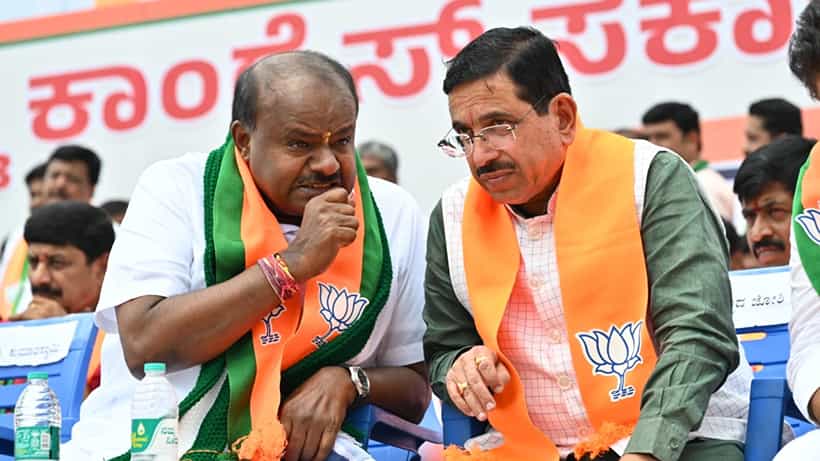 ಬಿಜೆಪಿ ಜೆಡಿಎಸ್ ಪಾದಯಾತ್ರೆ: ಹೆಚ್ಡಿ ಕುಮಾರಸ್ವಾಮಿ ಮುನಿಸು ತಣಿಸಿದ್ದೇ ಪ್ರಲ್ಹಾದ್ ಜೋಶಿ!