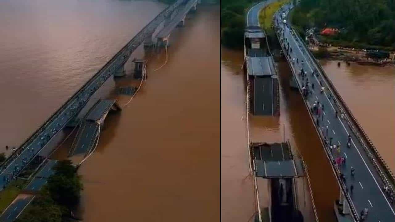 ಕಾರವಾರ ಸೇತುವೆ ಕುಸಿತ: ತಾವೇ ನಿರ್ಮಿಸಿದ ಸೇತುವೆ ಸಾಮರ್ಥ್ಯದ ಬಗ್ಗೆ NHAIಗೆ ಸಂಶಯ? ಕಾರವಾರ ಸೇತುವೆ ಕುಸಿತ: ತಾವೇ ನಿರ್ಮಿಸಿದ ಸೇತುವೆ ಸಾಮರ್ಥ್ಯದ ಬಗ್ಗೆ NHAIಗೆ ಸಂಶಯ?