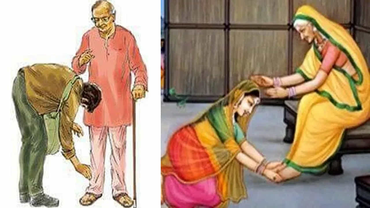 Taking blessings of elders: ಆಶೀರ್ವಾದದ ಮಹತ್ವ: ಹಿರಿಯರ ಪಾದಕ್ಕೆ ನಮನ.. ಹಿರಿಯರಿಂದ ಆಶೀರ್ವಾದ ಬೇಡುವುದಕ್ಕೆ ಇದೇ ರೀಸನ್ Taking blessings of elders: ಆಶೀರ್ವಾದದ ಮಹತ್ವ: ಹಿರಿಯರ ಪಾದಕ್ಕೆ ನಮನ.. ಹಿರಿಯರಿಂದ ಆಶೀರ್ವಾದ ಬೇಡುವುದಕ್ಕೆ ಇದೇ ರೀಸನ್