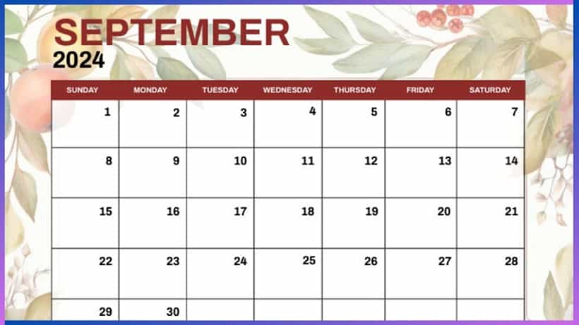 Event Calendar September 2024 : ಸೆಪ್ಟೆಂಬರ್ನಲ್ಲಿ ಆಚರಿಸುವ ಪ್ರಮುಖ ರಾಷ್ಟ್ರೀಯ ಮತ್ತು ಅಂತಾರಾಷ್ಟ್ರೀಯ ದಿನಾಚರಣೆಗಳಿವು