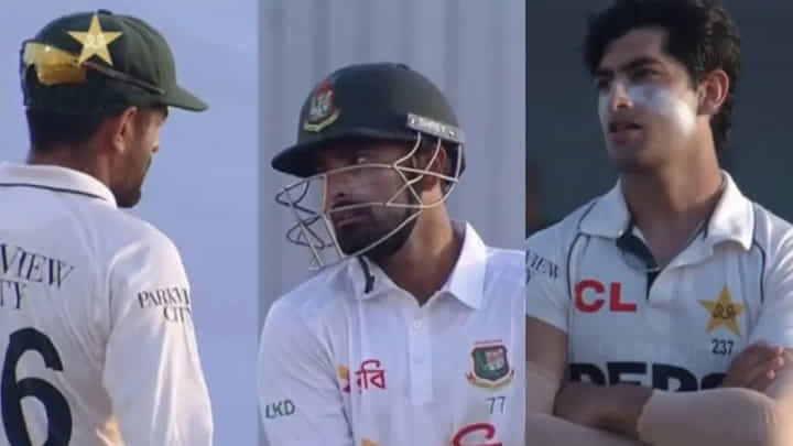 PAK vs BAN: ಕೆಣಕ್ಕಿದ ಬಾಬರ್; ಒಂದೇ ಓವರ್ನಲ್ಲಿ 18 ರನ್ ಚಚ್ಚಿದ ಲಿಟನ್ ದಾಸ್! ವಿಡಿಯೋ PAK vs BAN: ಕೆಣಕ್ಕಿದ ಬಾಬರ್; ಒಂದೇ ಓವರ್ನಲ್ಲಿ 18 ರನ್ ಚಚ್ಚಿದ ಲಿಟನ್ ದಾಸ್! ವಿಡಿಯೋ
