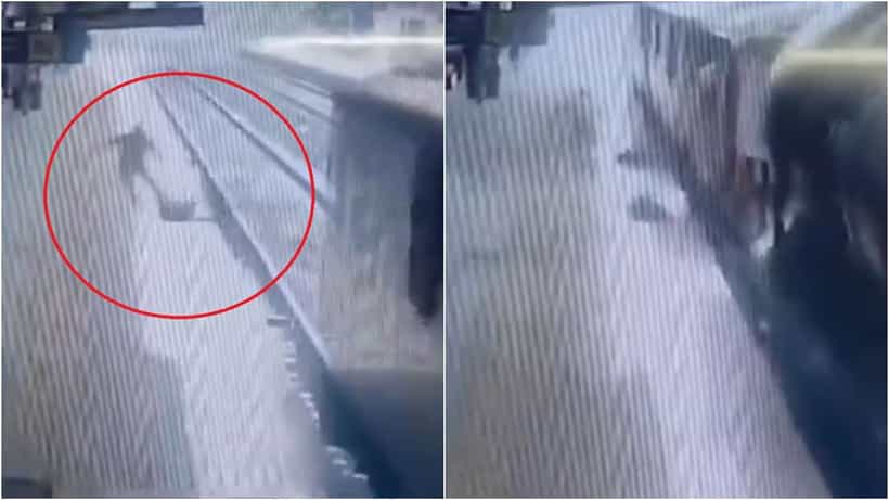 Viral Video: ರೈಲು ಬರುವ ವೇಳೆ ಹಳಿ ದಾಟಿದ ಮಹಿಳೆ; ಪ್ರಾಣ ಪಣಕಿಟ್ಟು ಕಾಪಾಡಿದ ಆರ್ಪಿಎಫ್ ಸಿಬ್ಬಂದಿ