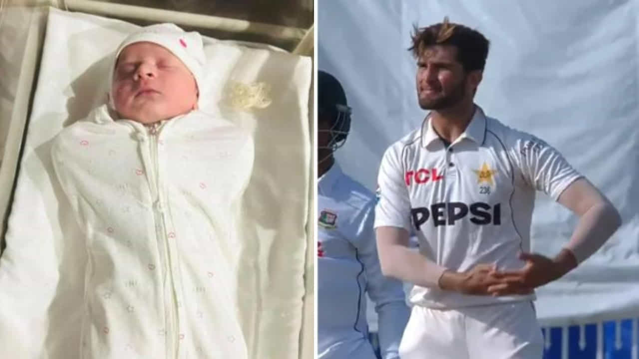 Shaheen Shah Afridi: ಟೆಸ್ಟ್ ಪಂದ್ಯದ ನಡುವೆ ಆಫ್ರಿದಿಗೆ ಸಿಹಿ ಸುದ್ದಿ; ಮನೆಗೆ ಪುಟ್ಟ ಅತಿಥಿಯ ಆಗಮನ Shaheen Shah Afridi: ಟೆಸ್ಟ್ ಪಂದ್ಯದ ನಡುವೆ ಆಫ್ರಿದಿಗೆ ಸಿಹಿ ಸುದ್ದಿ; ಮನೆಗೆ ಪುಟ್ಟ ಅತಿಥಿಯ ಆಗಮನ