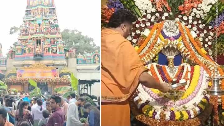 ಶ್ರಾವಣ ಮಾಸದ ಕೊನೆಯ ಶನಿವಾರ: ಚಿಕ್ಕ ಮಧುರೆ ಶನಿಮಹಾತ್ಮ ದೇವಾಲಯಕ್ಕೆ ಹರಿದು ಬಂದ ಭಕ್ತ ಸಾಗರ ಶ್ರಾವಣ ಮಾಸದ ಕೊನೆಯ ಶನಿವಾರ: ಚಿಕ್ಕ ಮಧುರೆ ಶನಿಮಹಾತ್ಮ ದೇವಾಲಯಕ್ಕೆ ಹರಿದು ಬಂದ ಭಕ್ತ ಸಾಗರ