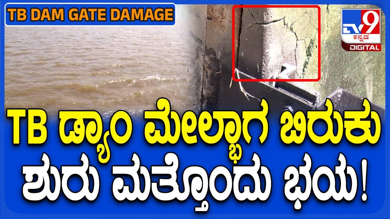 TB Dam: ತುಂಗಭದ್ರಾ ಜಲಾಶಯದ ಇತರ ಭಾಗಗಳಲ್ಲೂ ಗೋಚರಿಸುತ್ತಿರುವ ಬಿರುಕುಗಳು, ಜನರಲ್ಲಿ ಹೆಚ್ಚಿದ ಆತಂಕ!