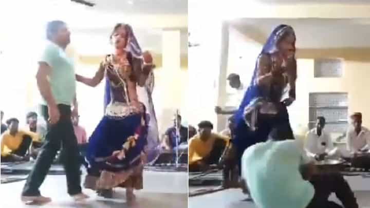 Video: ಖುಷಿಯಿಂದ ಡಾನ್ಸ್ ಮಾಡುತ್ತಿರುವಾಗಲೇ ಹೃದಯಾಘಾತದಿಂದ ಶಿಕ್ಷಕ ಕುಸಿದು ಬಿದ್ದು ಸಾವು; ವಿಡಿಯೋ ಇಲ್ಲಿದೆ ನೋಡಿ Video: ಖುಷಿಯಿಂದ ಡಾನ್ಸ್ ಮಾಡುತ್ತಿರುವಾಗಲೇ ಹೃದಯಾಘಾತದಿಂದ ಶಿಕ್ಷಕ ಕುಸಿದು ಬಿದ್ದು ಸಾವು; ವಿಡಿಯೋ ಇಲ್ಲಿದೆ ನೋಡಿ