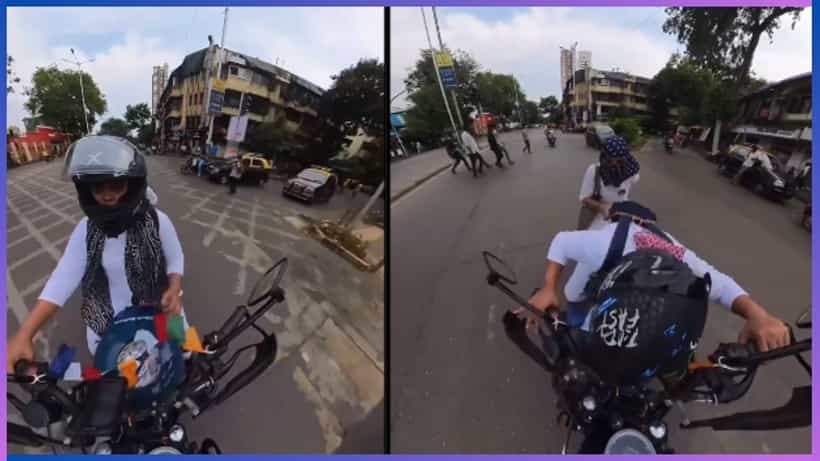 Video: ಬೈಕ್ ಚೈನ್ಗೆ ಸಿಲುಕಿದ ದುಪಟ್ಟಾ, ಯುವತಿಯ ರಕ್ಷಣೆಗೆ ಧಾವಿಸಿದ ವ್ಯಕ್ತಿ