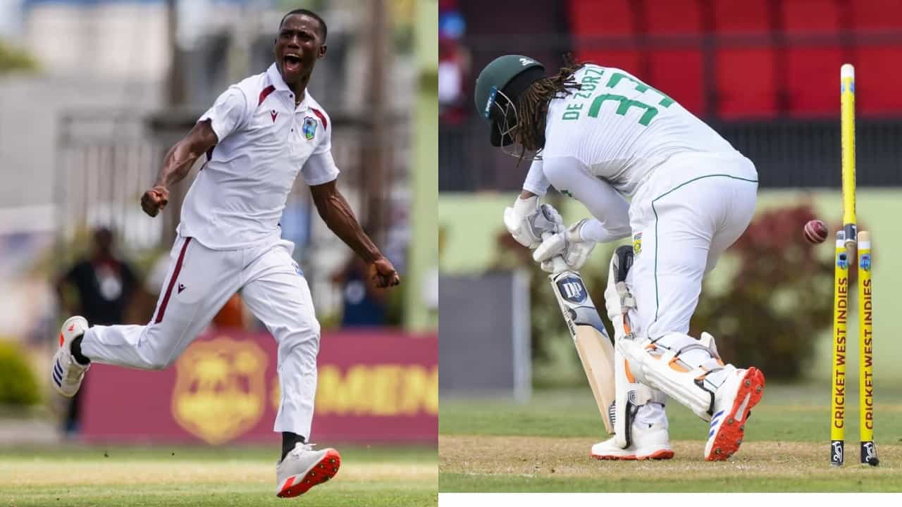 WI vs SA: 2 ದಿನದಲ್ಲಿ 25 ವಿಕೆಟ್ ಪತನ WI vs SA: 2 ದಿನದಲ್ಲಿ 25 ವಿಕೆಟ್ ಪತನ