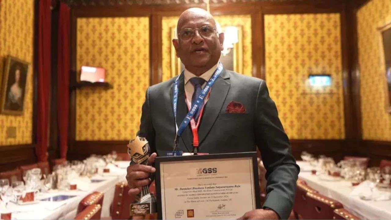 GSS 2024: Global Sustainability Leader Award to Ramu Rao, Vice President, My Home Group Construction