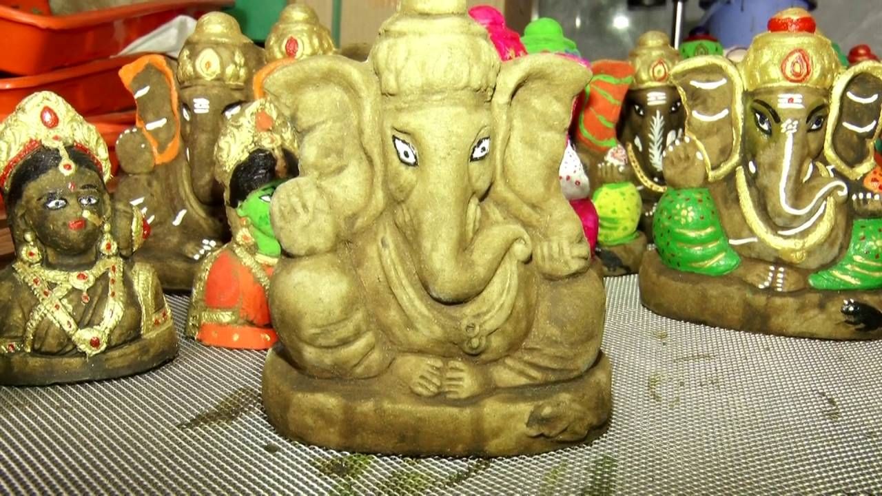  Ganesha chaturthi 2024: Ganesha idol made from cow dung, Kannada News