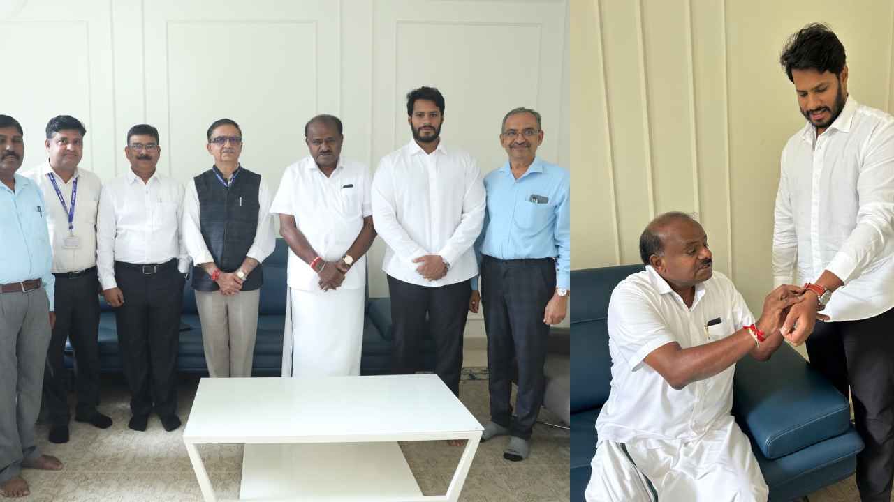 ಗೌರಿಹಬ್ಬದಂದು ಪುತ್ರ ನಿಖಿಲ್ಗೆ ಭರ್ಜರಿ ಗಿಫ್ಟ್ ನೀಡಿದ ಕುಮಾರಸ್ವಾಮಿ ಗೌರಿಹಬ್ಬದಂದು ಪುತ್ರ ನಿಖಿಲ್ಗೆ ಭರ್ಜರಿ ಗಿಫ್ಟ್ ನೀಡಿದ ಕುಮಾರಸ್ವಾಮಿ