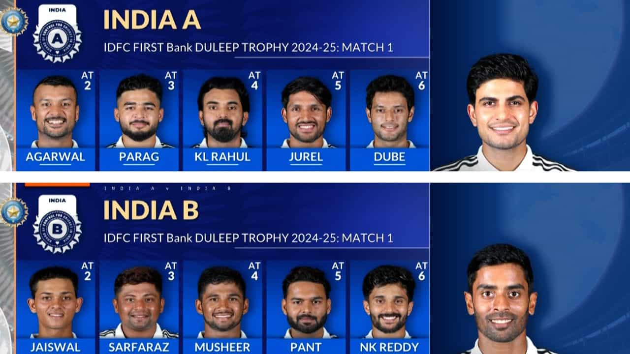 IND A vs IND B: ಟಾಸ್ ಗೆದ್ದ ಶುಭ್ಮನ್ ಗಿಲ್: ಪ್ಲೇಯಿಂಗ್ ಇಲೆವೆನ್ನಲ್ಲಿ ಅಣ್ತಮ್ಮ IND A vs IND B: ಟಾಸ್ ಗೆದ್ದ ಶುಭ್ಮನ್ ಗಿಲ್: ಪ್ಲೇಯಿಂಗ್ ಇಲೆವೆನ್ನಲ್ಲಿ ಅಣ್ತಮ್ಮ
