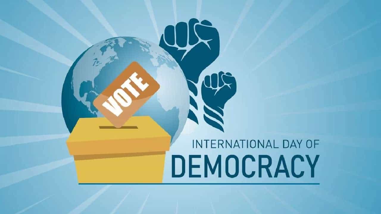 International Day of Democracy 2024:ಅಂತಾರಾಷ್ಟ್ರೀಯ ಪ್ರಜಾಪ್ರಭುತ್ವ ದಿನವನ್ನು ಸೆ.15 ರಂದೇ ಆಚರಿಸುವುದು ಏಕೆ? ಇಲ್ಲಿದೆ ಮಾಹಿತಿ International Day of Democracy 2024:ಅಂತಾರಾಷ್ಟ್ರೀಯ ಪ್ರಜಾಪ್ರಭುತ್ವ ದಿನವನ್ನು ಸೆ.15 ರಂದೇ ಆಚರಿಸುವುದು ಏಕೆ? ಇಲ್ಲಿದೆ ಮಾಹಿತಿ