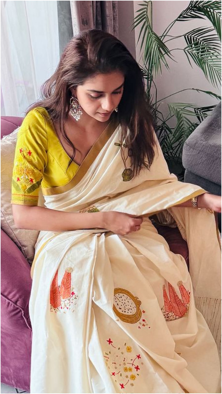 ದುಬೈ ಫ್ಯಾಮಿಲಿ ಜೊತೆ ಈ ವರ್ಷದ ಓಣಂ ಆಚರಿಸಿದ ನಟಿ ಕೀರ್ತಿ ಸುರೇಶ್.