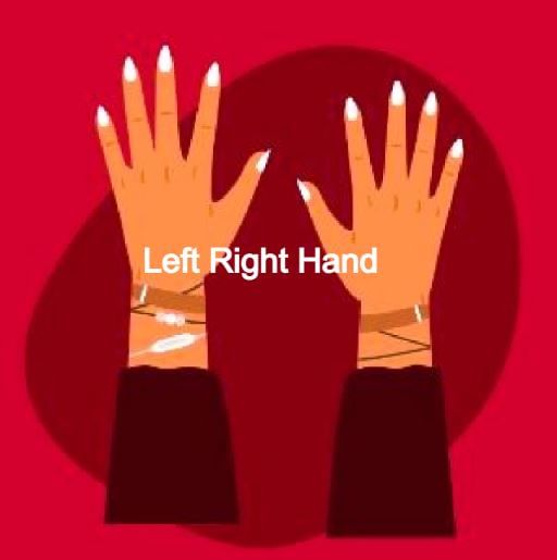 ಎಡಗೈ ವಿರುದ್ಧ ಬಲಗೈ - Left hand vs right hand: 
ಹಾಗೆಯೇ ಯಾವ ಉಂಗುರವನ್ನು ಯಾವ ಬೆರಳಿಗೆ ಧರಿಸಬೇಕು ಎಂಬ ಸಾಂಕೇತಿಕತೆ, ಗುಪ್ತ ಅರ್ಥಗಳ ವಿಷಯದಲ್ಲಿ ಎಡಗೈ ಮತ್ತು ಬಲಗೈಯ ನಡುವೆ ವ್ಯತ್ಯಾಸಗಳಿವೆ. ಉದಾಹರಣೆಗೆ, ಮದುವೆ ನಿಶ್ಚಿತಾರ್ಥದ ಉಂಗುರದ ಬೆರಳು ಸಾಂಪ್ರದಾಯಿಕವಾಗಿ ಎಡಗೈಯಲ್ಲಿದೆ. ಇದು ಟ್ಯೂಡರ್ ಕಾಲದಲ್ಲಿ ಜನಿಸಿದ 16 ನೇ ಶತಮಾನದ ನಂಬಿಕೆಯಿಂದ ಹುಟ್ಟಿಕೊಂಡಿದೆ. ಎಡಗೈಯಲ್ಲಿರುವ ಉಂಗುರದ ಬೆರಳು ನೇರವಾಗಿ ರಕ್ತನಾಳದಿಂದ ಹೃದಯಕ್ಕೆ ಸಂಪರ್ಕ ಹೊಂದಿದೆ ಎಂದು ನಂಬಲಾಗಿದೆ.  ಇದರರ್ಥ ಮದುವೆಯ ಉಂಗುರವನ್ನು ಧರಿಸಿದವರು "ಅವರ ಹೃದಯಕ್ಕೆ ಹಕ್ಕುಭಾದ್ಯಸ್ಥರು" ಎಂದು ಜಗತ್ತಿಗೆ ಸೂಚಿಸಿದರು. ಆದಾಗ್ಯೂ, 21 ನೇ ಶತಮಾನದಲ್ಲಿ, ಹೆಚ್ಚಿನ ಜನರು ತಮ್ಮ ನಿಶ್ಚಿತಾರ್ಥದ ಉಂಗುರವನ್ನು ಅಥವಾ ಮದುವೆಯ ಉಂಗುರವನ್ನು ತಮ್ಮ ಬಲಗೈಯಲ್ಲಿ ಧರಿಸುತ್ತಾರೆ. ಕೆಲವು ಸಾಮಾಜಿಕ ವಿಮರ್ಶಕರು ಇದು ಕಾಲದ ಮಹಿಮೆ, ಈಗಿನ ಕಾಲದ ಸಂಕೇತವೆಂದು ಹೇಳುತ್ತಾರೆ, ಹೆಚ್ಚಿನ ಮಹಿಳೆಯರು ಆರ್ಥಿಕವಾಗಿ ಸ್ವತಂತ್ರರಾಗಿರುತ್ತಾರೆ. ತಮ್ಮ ಗಂಡನ ಮೇಲೆ ಅವಲಂಬನೆಯ ಕೊರತೆಯನ್ನು ಸಂಕೇತಿಸಲು ಅವರು ತಮ್ಮ ಬಲಗೈಯಲ್ಲಿ ತಮ್ಮ ಮದುವೆಯ ಉಂಗುರವನ್ನು ಧರಿಸಲು ಆಯ್ಕೆ ಮಾಡುತ್ತಾರೆ.