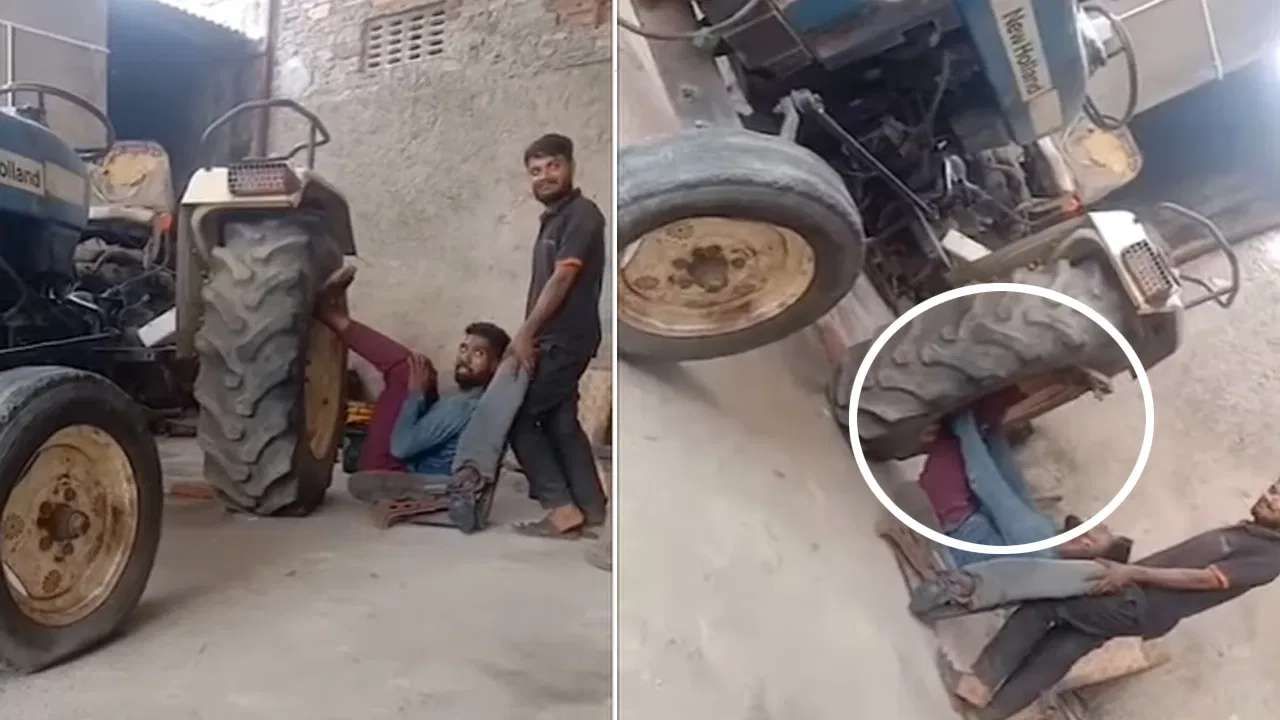 Viral Video: 'ಮೂರ್ಖತನದ ಪರಮಾವಧಿ'; ರೀಲ್ಸ್​​​ಗಾಗಿ ಹುಚ್ಚು ಸಾಹಸಕ್ಕೆ ಕೈ ಹಾಕಿ ಕಾಲು ಮುರಿದುಕೊಂಡ ಯುವಕ