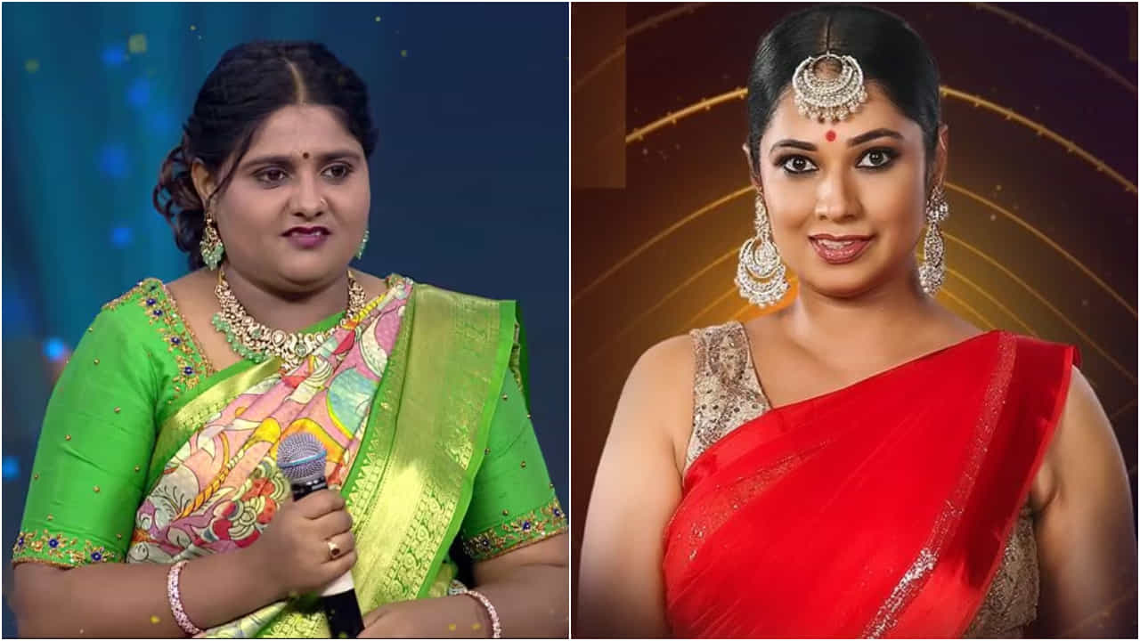 ತುಕಾಲಿ ಸಂತು ಪತ್ನಿ ಮಾನಸಾಗೆ ಸವಾಲು ಹಾಕಿ ಬಿಗ್ ಬಾಸ್ಗೆ ಬಂದ ನಟಿ ಹಂಸಾ ತುಕಾಲಿ ಸಂತು ಪತ್ನಿ ಮಾನಸಾಗೆ ಸವಾಲು ಹಾಕಿ ಬಿಗ್ ಬಾಸ್ಗೆ ಬಂದ ನಟಿ ಹಂಸಾ