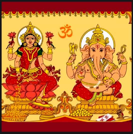 ಶ್ರೀರಾಮನು ಅಯೋಧ್ಯೆಗೆ ಹಿಂದಿರುಗಿದ ದಿನವೆಂದು ದೀಪಾವಳಿಯನ್ನು ಆಚರಿಸಲಾಗುತ್ತದೆಯಾದರೂ, ಈ ಮಂಗಳಕರ ದಿನದಂದು ಪ್ರತಿ ಮನೆಯಲ್ಲೂ ಲಕ್ಷ್ಮಿ ದೇವತೆ ಮತ್ತು ಭಗವಾನ್ ಗಣೇಶನನ್ನು ಸ್ವಾಗತಿಸಲಾಗುತ್ತದೆ. ಲಕ್ಷ್ಮಿ ದೇವಿಯು ಸಂಪತ್ತು ಮತ್ತು ಸಮೃದ್ಧಿಯ ದೇವತೆಯಾಗಿದ್ದು, ಗಣೇಶನನ್ನು ಬುದ್ಧಿವಂತಿಕೆಯ ದೇವರು ಎಂದು ಪರಿಗಣಿಸಲಾಗುತ್ತದೆ.
