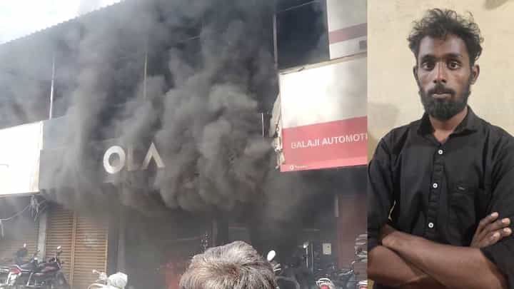 ಕಲಬುರಗಿ: ಎಲೆಕ್ಟ್ರಿಕ್ ಬೈಕ್ ಸರಿಯಾಗಿ ರಿಪೇರಿ ಮಾಡಿಲ್ಲ ಎಂದು ಓಲಾ ಬೈಕ್ ಶೋ ರೂಮ್ಗೆ ಬೆಂಕಿ ಹಚ್ಚಿದ ವ್ಯಕ್ತಿ ಕಲಬುರಗಿ: ಎಲೆಕ್ಟ್ರಿಕ್ ಬೈಕ್ ಸರಿಯಾಗಿ ರಿಪೇರಿ ಮಾಡಿಲ್ಲ ಎಂದು ಓಲಾ ಬೈಕ್ ಶೋ ರೂಮ್ಗೆ ಬೆಂಕಿ ಹಚ್ಚಿದ ವ್ಯಕ್ತಿ