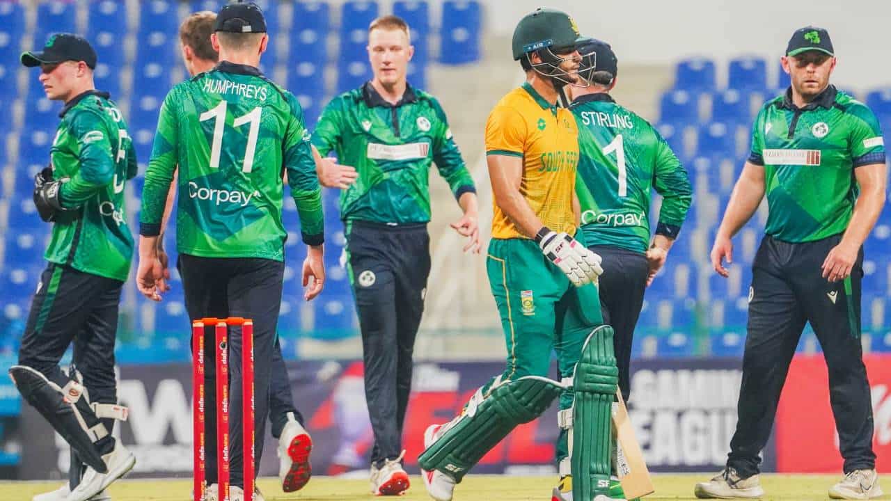 IRE vs SA: 'ಸೋತಾ'ಫ್ರಿಕಾ... ಇತಿಹಾಸ ರಚಿಸಿದ ಐರ್ಲೆಂಡ್ IRE vs SA: 'ಸೋತಾ'ಫ್ರಿಕಾ... ಇತಿಹಾಸ ರಚಿಸಿದ ಐರ್ಲೆಂಡ್