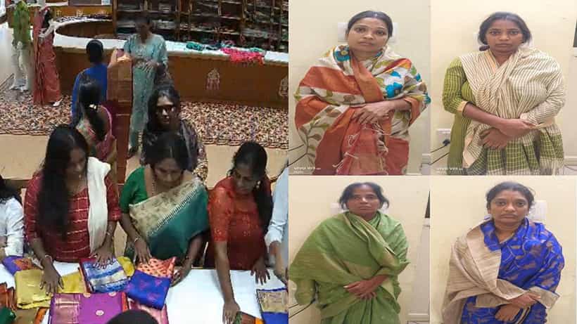 ಸಿಲಿಕಾನ್ ಸಿಟಿಯಲ್ಲಿ ಸೀರೆ ಕಳ್ಳಿಯರು; ಪ್ರತಿಷ್ಟಿತ ಶೋರೂಂಗಳಲ್ಲಿ ಸೀರೆ ಕದ್ದು ಮಾರಾಟ