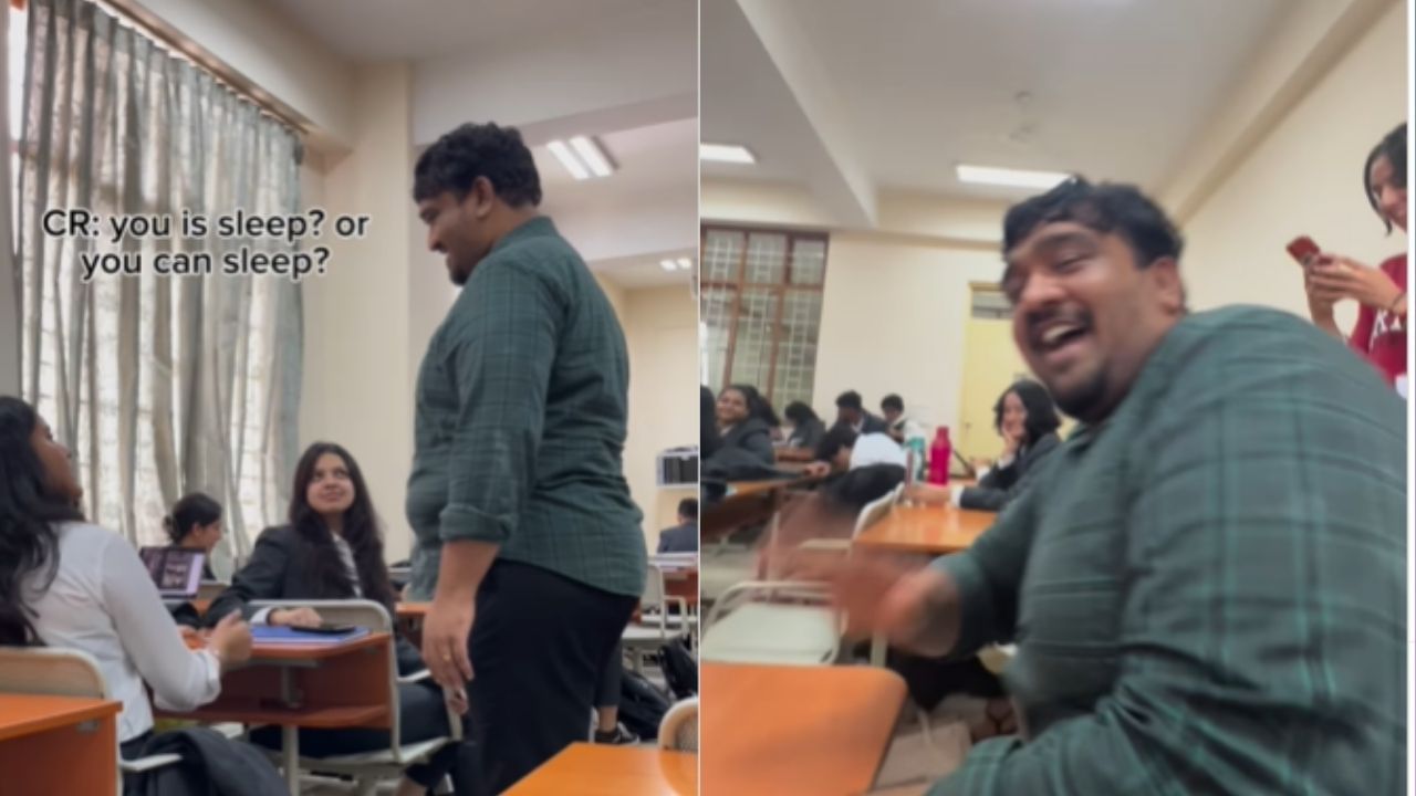 Video : ಪ್ರಾಧ್ಯಾಪಕರಿಗೆ ಪ್ರಾಂಕ್ ಮಾಡಿದ ಬೆಂಗಳೂರು ವಿದ್ಯಾರ್ಥಿಗಳು, ಪ್ರೊಫೆಸರ್ ರಿಯಾಕ್ಷನ್ ಹೇಗಿತ್ತು ನೋಡಿ Video : ಪ್ರಾಧ್ಯಾಪಕರಿಗೆ ಪ್ರಾಂಕ್ ಮಾಡಿದ ಬೆಂಗಳೂರು ವಿದ್ಯಾರ್ಥಿಗಳು, ಪ್ರೊಫೆಸರ್ ರಿಯಾಕ್ಷನ್ ಹೇಗಿತ್ತು ನೋಡಿ