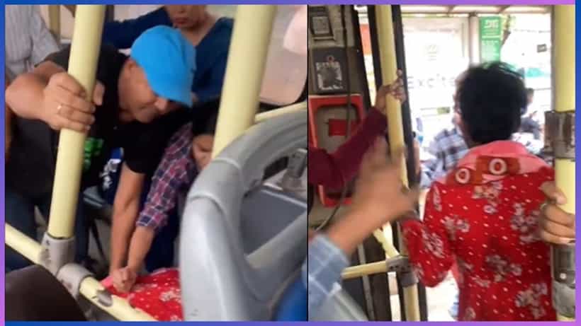 Viral: ಮಂಗಳಮುಖಿಯಂತೆ ವೇಷ ತೊಟ್ಟು ಬಸ್ನಲ್ಲಿ ಭಿಕ್ಷಾಟನೆಗೆ ಬಂದು ಪ್ರಯಾಣಿಕರ ಕೈಯಲ್ಲಿ ತಗ್ಲಾಕೊಂಡ ಯುವಕ