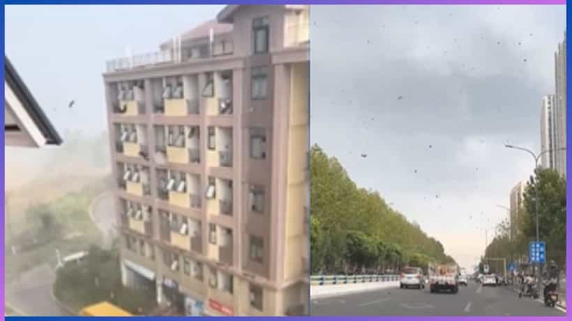 Viral: ಇದೇನಪ್ಪಾ ವಿಚಿತ್ರ ಚೀನಾದಲ್ಲಿ ಕಾಣಿಸಿಕೊಂಡ ʼಅಂಡರ್ವೇರ್ʼ ಚಂಡ ಮಾರುತ