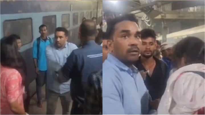 ಪ್ರೇಮಿಯೊಂದಿಗೆ ಪರಾರಿಯಾಗಲು ಯತ್ನಿಸಿದ ಪೊಲೀಸ್; ಹೆಂಡತಿಗಾಗಿ ಯೋಧನಿಂದ ರೈಲು ನಿಲ್ದಾಣದಲ್ಲಿ ಹೈಡ್ರಾಮಾ ಪ್ರೇಮಿಯೊಂದಿಗೆ ಪರಾರಿಯಾಗಲು ಯತ್ನಿಸಿದ ಪೊಲೀಸ್; ಹೆಂಡತಿಗಾಗಿ ಯೋಧನಿಂದ ರೈಲು ನಿಲ್ದಾಣದಲ್ಲಿ ಹೈಡ್ರಾಮಾ