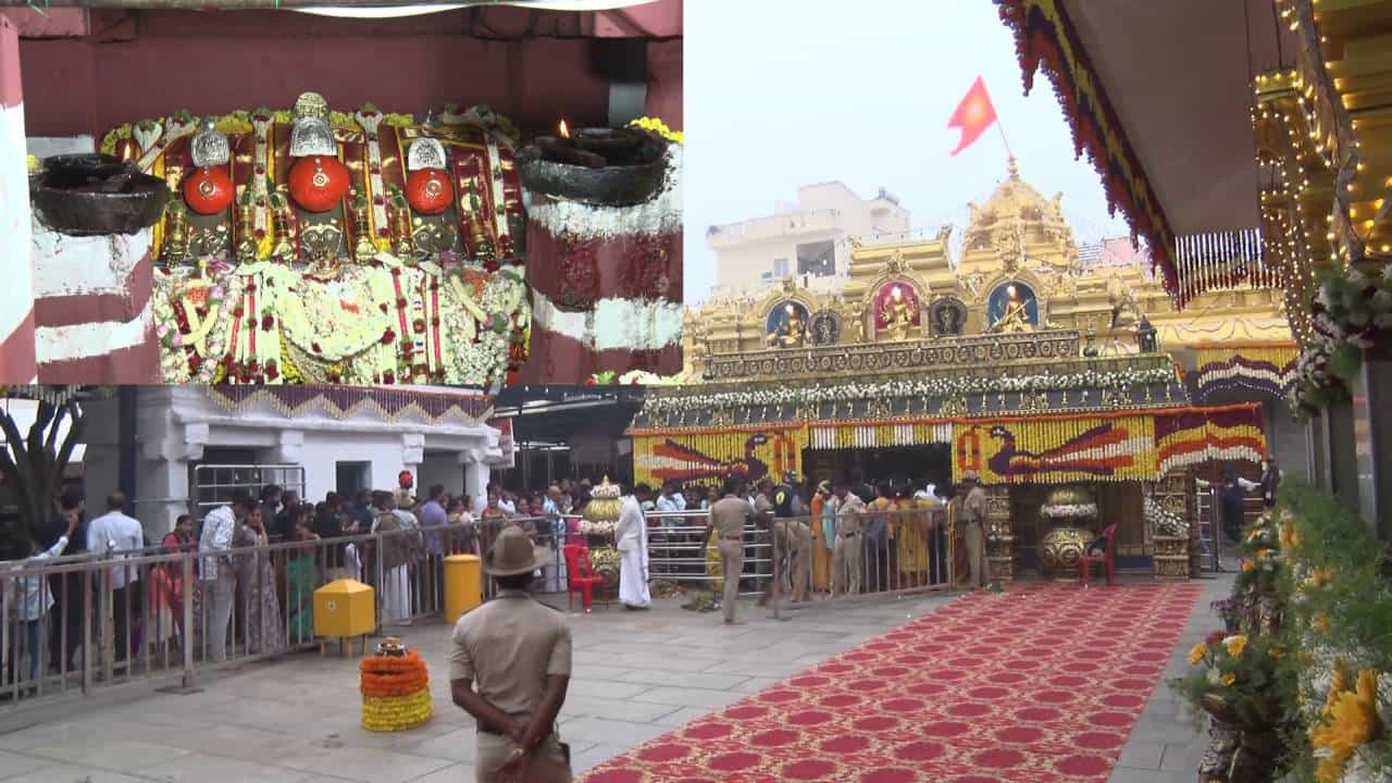 ಹಾಸನಾಂಬ ದೇವಿ ದರ್ಶನ: ಭಕ್ತರ ದಂಡು, ಕೋಟ್ಯಂತರ ರೂಪಾಯಿ ಆದಾಯ ಹಾಸನಾಂಬ ದೇವಿ ದರ್ಶನ: ಭಕ್ತರ ದಂಡು, ಕೋಟ್ಯಂತರ ರೂಪಾಯಿ ಆದಾಯ