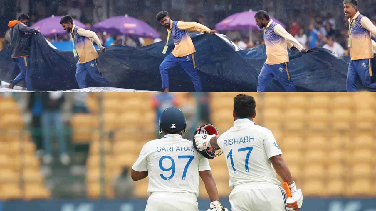 IND vs NZ: ಭಾರತೀಯ ಬ್ಯಾಟರ್ಗಳ ಆರ್ಭಟಕ್ಕೆ ಮಳೆ ಅಡ್ಡಿ IND vs NZ: ಭಾರತೀಯ ಬ್ಯಾಟರ್ಗಳ ಆರ್ಭಟಕ್ಕೆ ಮಳೆ ಅಡ್ಡಿ