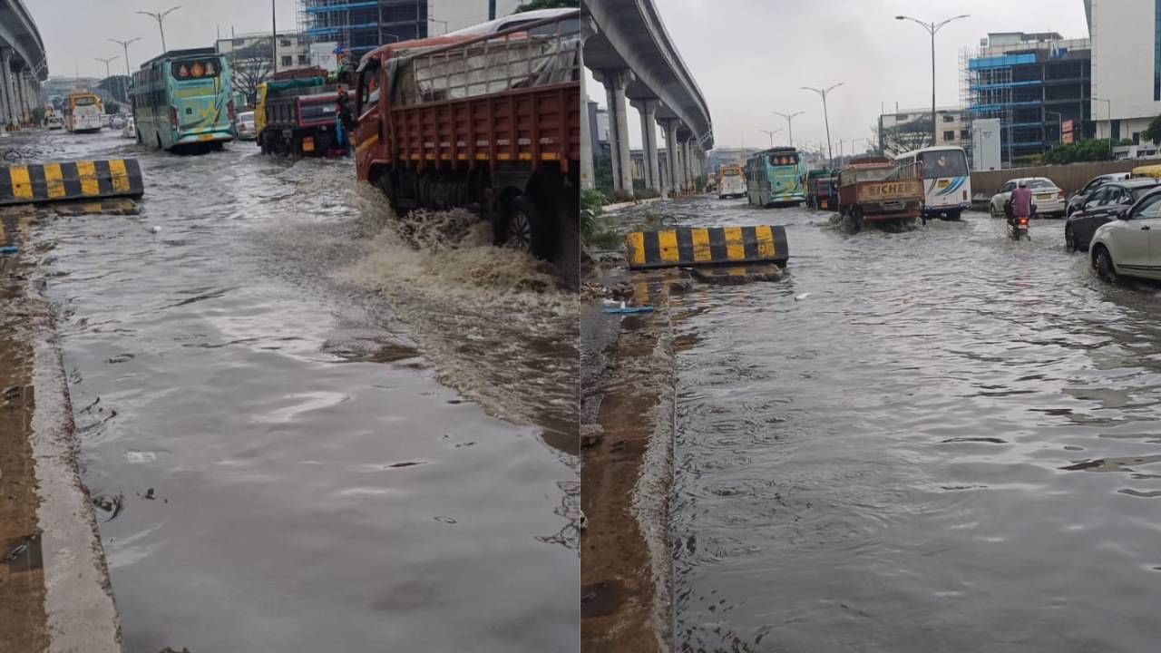 Bengaluru Rain Emergency: Traffic Advisory, Due to rain vehicle slow moving in Bengaluru roads, Kannada News