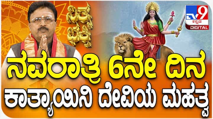 Daily Devotional: ನವರಾತ್ರಿ 6ನೇ ದಿನ ಕಾತ್ಯಾಯಿನಿ ದೇವಿ ಆರಾಧನೆ ಮಹತ್ವ ತಿಳಿಯಿರಿ Daily Devotional: ನವರಾತ್ರಿ 6ನೇ ದಿನ ಕಾತ್ಯಾಯಿನಿ ದೇವಿ ಆರಾಧನೆ ಮಹತ್ವ ತಿಳಿಯಿರಿ