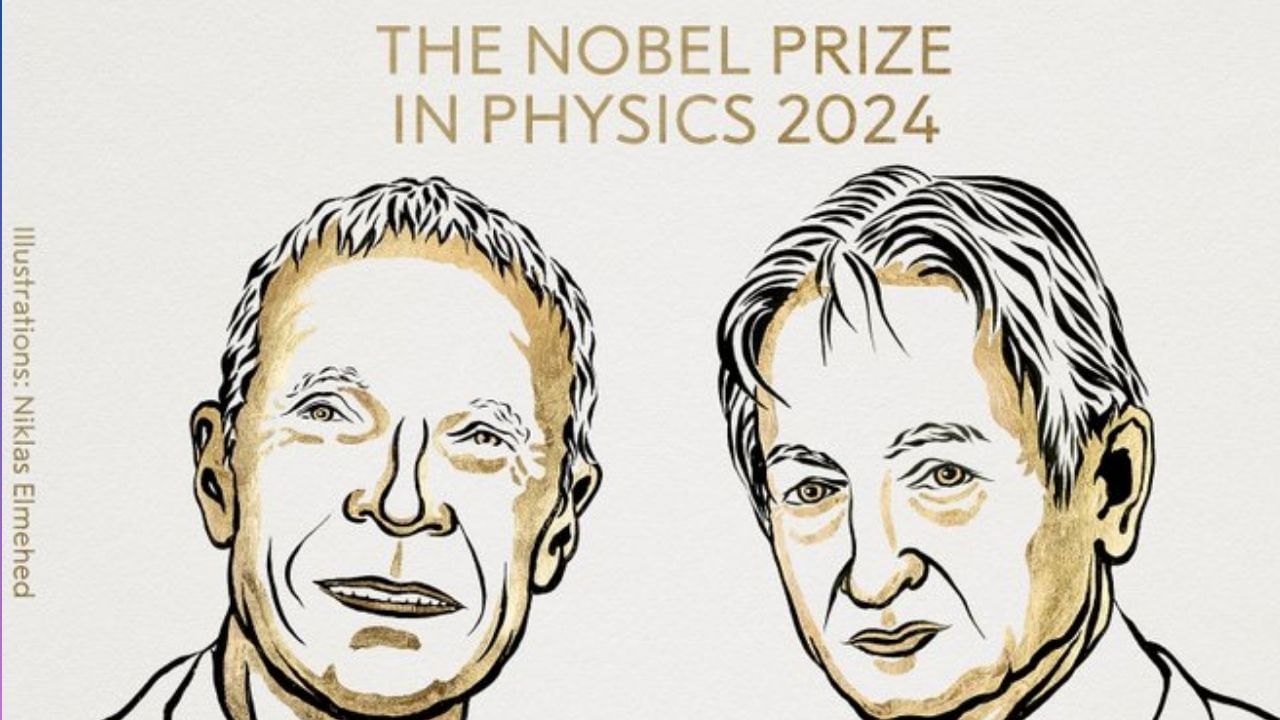 Nobel Prize 2024: ಜಾನ್ ಜೆ. ಹಾಪ್‌ಫೀಲ್ಡ್ ಮತ್ತು ಜೆಫ್ರಿ ಇ. ಹಿಂಟನ್​​ಗೆ 2024ರ ಭೌತಶಾಸ್ತ್ರದ ನೊಬೆಲ್ ಪ್ರಶಸ್ತಿ