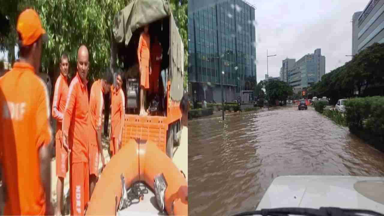 ಬೆಂಗಳೂರಿನಲ್ಲೆಡೆ ಮಳೆ ನೀರು: NDRF, SDRF ಮರು ನಿಯೋಜನೆ